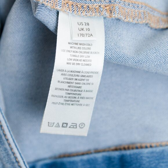 We the Free Flare Jeans Womens 28 Float On Pant Love Letters Bell Bottoms Fray - Picture 11 of 12